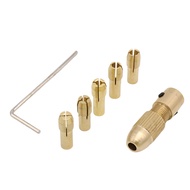 7pcs/set Kepala bor mini adapter / Bor Dinamo Keyless as 3.17mm