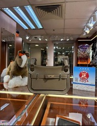 ✨門市現貨 無需預約✨ Hermes Mini Jypsiere 大象灰銀扣