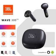 JBL Wave 300 TWS Wireless Bluetooth In-Ear Headphones Built-in Microphone for IOS/Android/Ipad Smart Noise Cancelling Headphones JBL Bluetooth Earbuds Waterproof Sports Earbuds Subwoofer