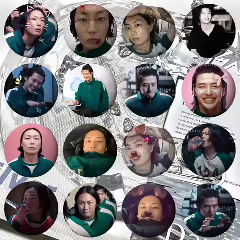 Some Supporting Roles K-kangH-haneul And Roh J-Jae Won Badge Pins For Friend, Backpack, Clothing, Co