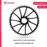 SRAM 3NAILS 3mm offset 40-54T Gua Car Road Bike Positive Negative Chainring 52T 50T 48T