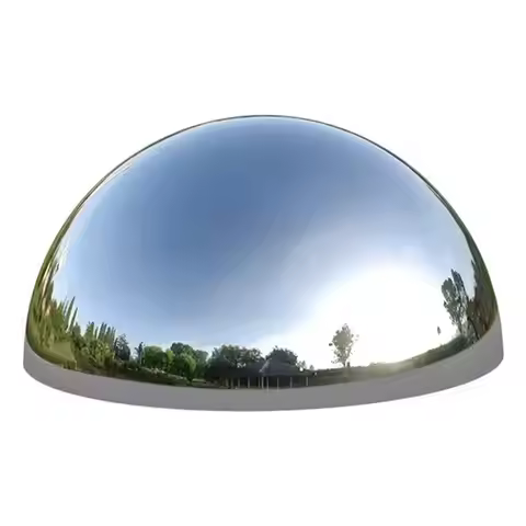 AB47-Stainless Steel Half Round Ball Diameter 51Mm-300Mm Facade Cladding Garden/Design Bright Hollow