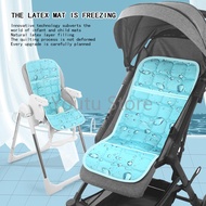 Baby carriage mat safety seat cool mat cart baby dining chair mat ice silk latex mat