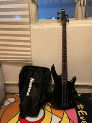 99% New Ibanez SRKP4 bass with Kross Pad2 (black) with original Ibanez guitar bag