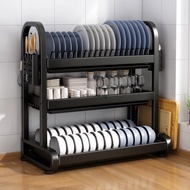 Kitchen Storage Rack, Dish Storage Rack, Household Utensils Storage Box, Multi-layer Cupboard, Dish Rack, Drain Rack