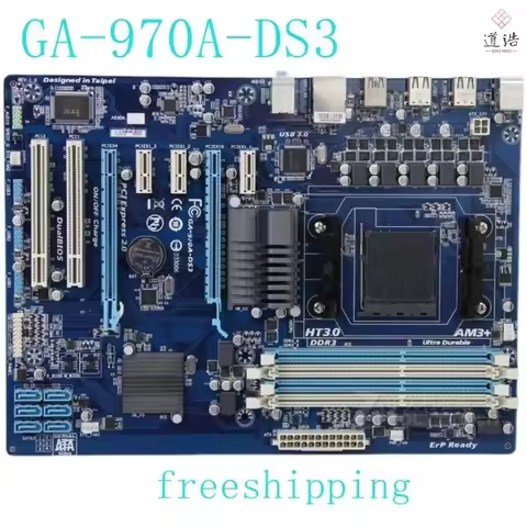 For Gigabyte GA-970A-DS3 AM3+ ATX 970 DDR3 Max Motherboard 32GB PCIe3.0 Fit AMD FX Series CPU