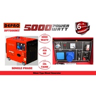 Depro DP7500MT 240V 5.0kW Portable Silent Diesel Generator