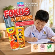 TotsNFun FOKID Zest Scent Minyak Aromaterapi Anak Fokus Belajar & Tenang - Essential Oil Roll On Bab