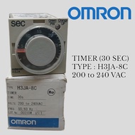 TIMER (30SEC) TYPE H3JA-8C 220v OMRON BRAND