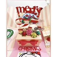 Merry Christmas hello Kitty interactive explosion handmade gift box card