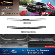 HermanAuto Perodua Alza 2022 Car Rear Bumper Pad Protector Bumper Guard New Alza Baru Facelift Accessories