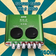 Sound card XOX KX2 Professional Recording idol cc talk bigo livestream Sales onl streamer