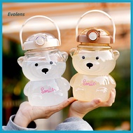 Evolens Adorable Bear-themed Bottle 34 Oz Bear-shaped Water Cup 34oz Bpa-free Bear Water Bottle with