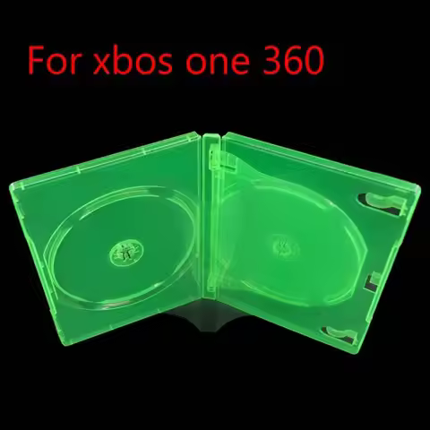 Transparent Plastic Game Card Storage Case For XBOX ONE360 Dual Disk Game Case Game CD Storage Case