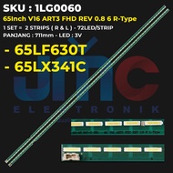Backlight TV LG 65 Inch 65LF630T 65LX341C 65LF630 65LX341