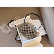 Women Rhinestone Baguette Underarm Handbag（with Box）