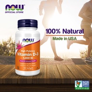 NOW FOODS Supplements, Vitamin D-3 1,000 IU, High Potency, Structural Support*, 180 Softgels