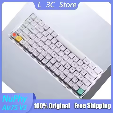 NuPhy Air75 V3 Wireless Mechanical Keyboard Tri Mode Hot Swap 1000Hz 4000mAh Long Endurance Office G