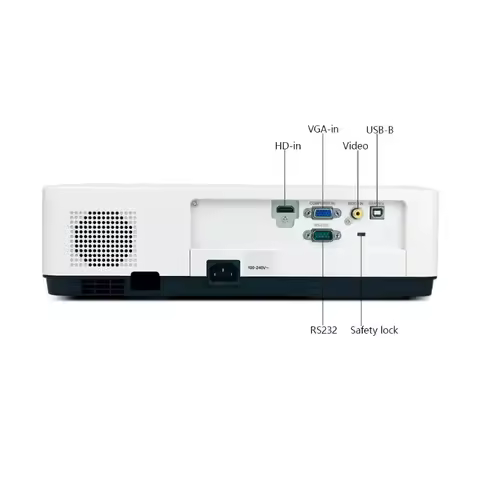 hot sale Best Seller K201 Large 3LCD Projector XGA 3500 Ansi Lumens 4k Beamer Classroom Long Throw P