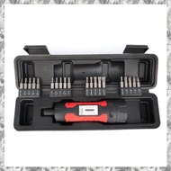 [I O J E] Accurate Torque Wrench Screwdriver 1/4 Inch Drive Ergonomic Grip Adjustable Range 10 65In 