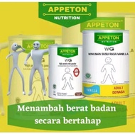 APPETON WG Rasa Cokelat || Susu Penggemuk Penambah Berat Badan Premium BPOM Bisa COD