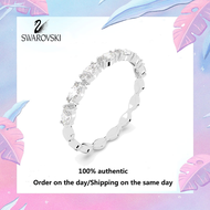 ♈Swarovski♈ (S925 เงินสเตอร์ลิง)M341577 แหวนเพชรขาวทรงมาร์คีส์ Vittore (แจกกล่องของขวัญบรรจุภัณฑ์ของ