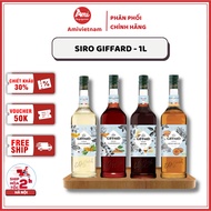 Giffard Syrup of All Flavors for Mixing 1L Bottle