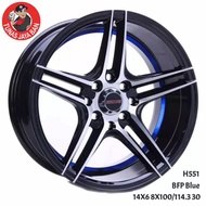 Velg Racing Ring 14 Mobil Jazz Brio Yaris Agya Ayla Avanza H551 Set