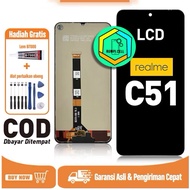 LCD REALME C51 Original TOUCHSCREEN Fullset Crown Compatible For Glass Touch Screen Digitizer Origin