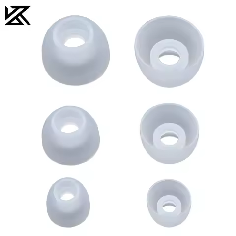 KZ Earphones Silicone Earbuds In Ear Earbuds Eartips Tips S M L Size 2 Color For Most Earphones