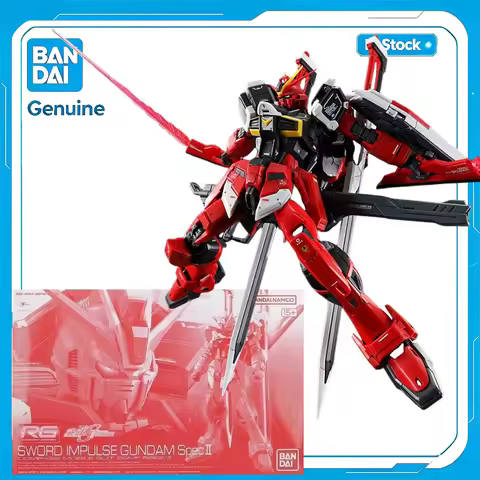 Bandai RG 1/144 Sword Impulse Gundam SpecⅡ Gundam Model Kit SEED Anime Action Figures Collection Ass