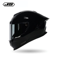 Helmet JS Armor Z Original Black Gloss Single Visor Full Face Helmet Cool Men's Racing Helmet/, SNI 