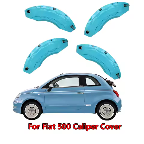 For Fiat 500 Car Brake Caliper Cover Fit Classic c Gucci Lounge Vintage Pop Abarth Prima E Sport Hat