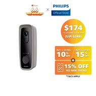 PHILIPS Home Safety Wireless Video Doorbell 5000 Series - HSP5300/01 (Pairs with HSP5310/01)