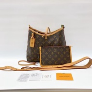 晶片款 LV 路易威登 Carryall 老花小號子母斜挎包