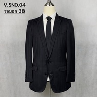 Personan S FOR MEN Men's Suit Black Striped Chest Size 38
