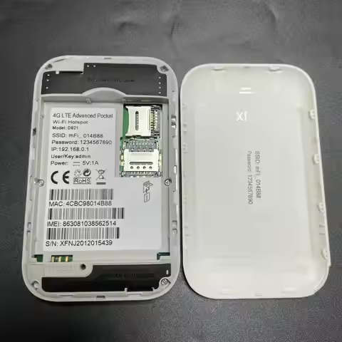 4G wifi Router with Sim Card Slot 1.44inch Colorful LCD Display for Indoor Outdoor