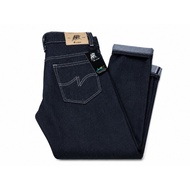 SELVEDGE DENIM PANTS 14 Oz BLACK INDIGO | SELVEDGE ACCENT RED LINE SHESTICH ZIGZAG BLACK INDIGO DENI