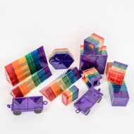 Connetix Tiles 212 Piece Mega Pack Open Ended Magnetic Tiles STEM toy