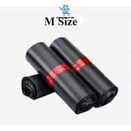SR99. M Size 28x42CM / 35x45CM / 100 Pcs Black Courier Bag Mailing Bag Flyer Bag Plastik Kourier