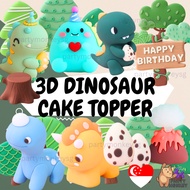 [SG Seller] 3D Dinosaur Cake Topper Cake Decoration Baking Accessories