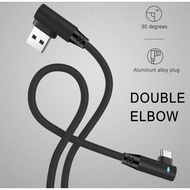 Cable Data Cable 90 Degree Type-C Type C USB 2.4A