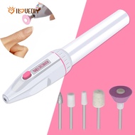 Portable 5 in 1 Electric Nail Trimming Combination Set / Manicure Nail File Kit / Nail Art Drill Grinder Grooming Kit / Multifunctional Nail Buffer Polish Remover Machine