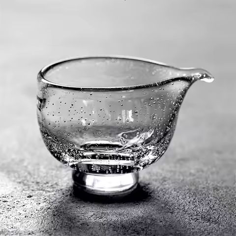 115ml Air Bubble Glass Fair Cup Tea Pitcher Heat-resistant Kung Fu Tea Fair Mug Chahai Justice Cup C