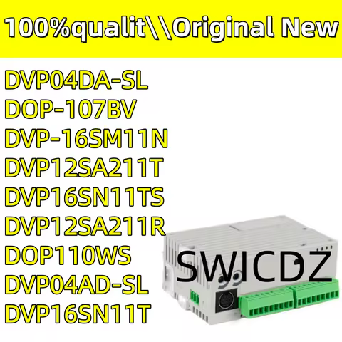 100% New Original DVP12SA211T DVP-16SM11N DVP12SA211R DOP110WS DVP16SN11T DVP04DA-SL DVP04AD-SL