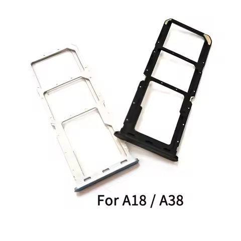 For Oppo A18 A38 SIM Card Tray Slot Holder Adapter Socket Repair Parts