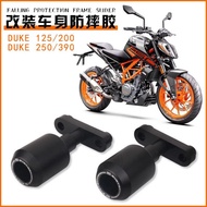 KTM Duke 250 200 390 125 DUKE390 DUKE250 2017-2023ตัวเลื่อนกรอบป้องกันล้มสำหรับรถมอเตอร์ไซค์การ์ดแฟร