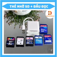 512MB/2GB/4GB/8GB/16GB/32GB SD Memory Card and TypeC SD Card Reader