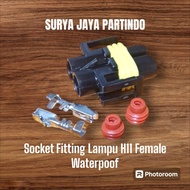 H11 FEMALE LAMP FITTING SOCKET H11 FEMALE LAMP SOCKET/ FEMALE WATERPROOF LAMP SOCKET/ H11 H8 H16 Aut