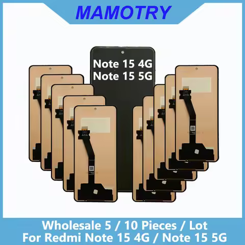Wholesale 5/10 Pieces / Lot For Xiaomi Redmi Note 15 4G 5G Screen Lcd Display With Touch Assembly Fo